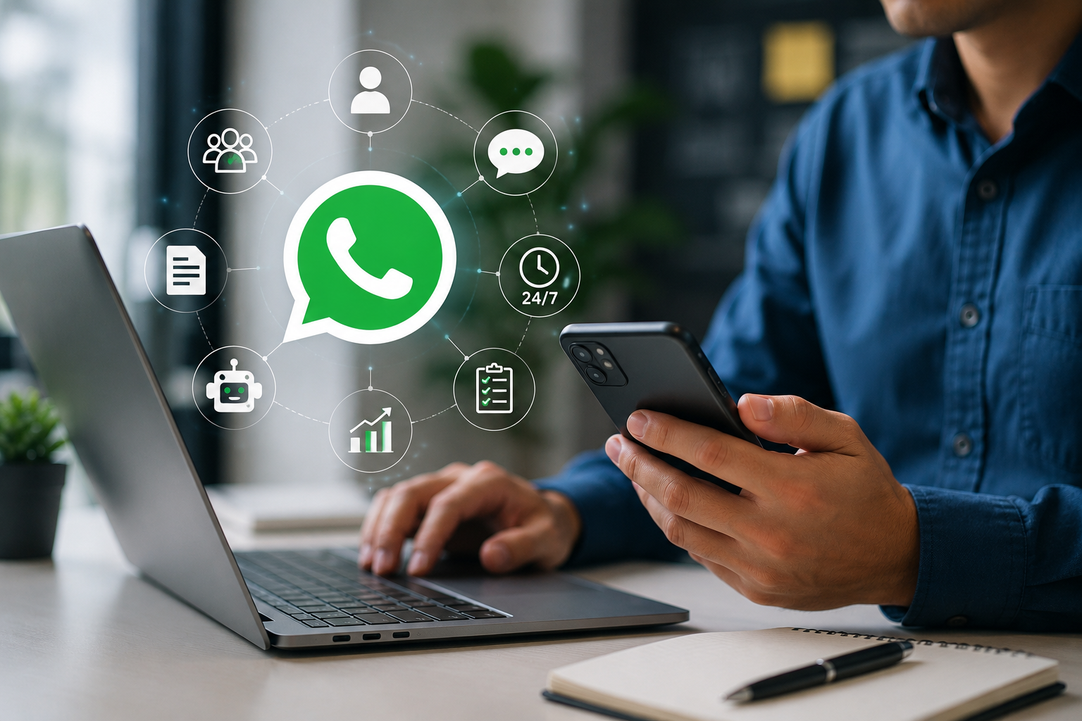 Automate customer support with a WhatsApp AI Business Assistant in Pakistan. Answer FAQs, send documents instantly, and convert more leads 24/7.